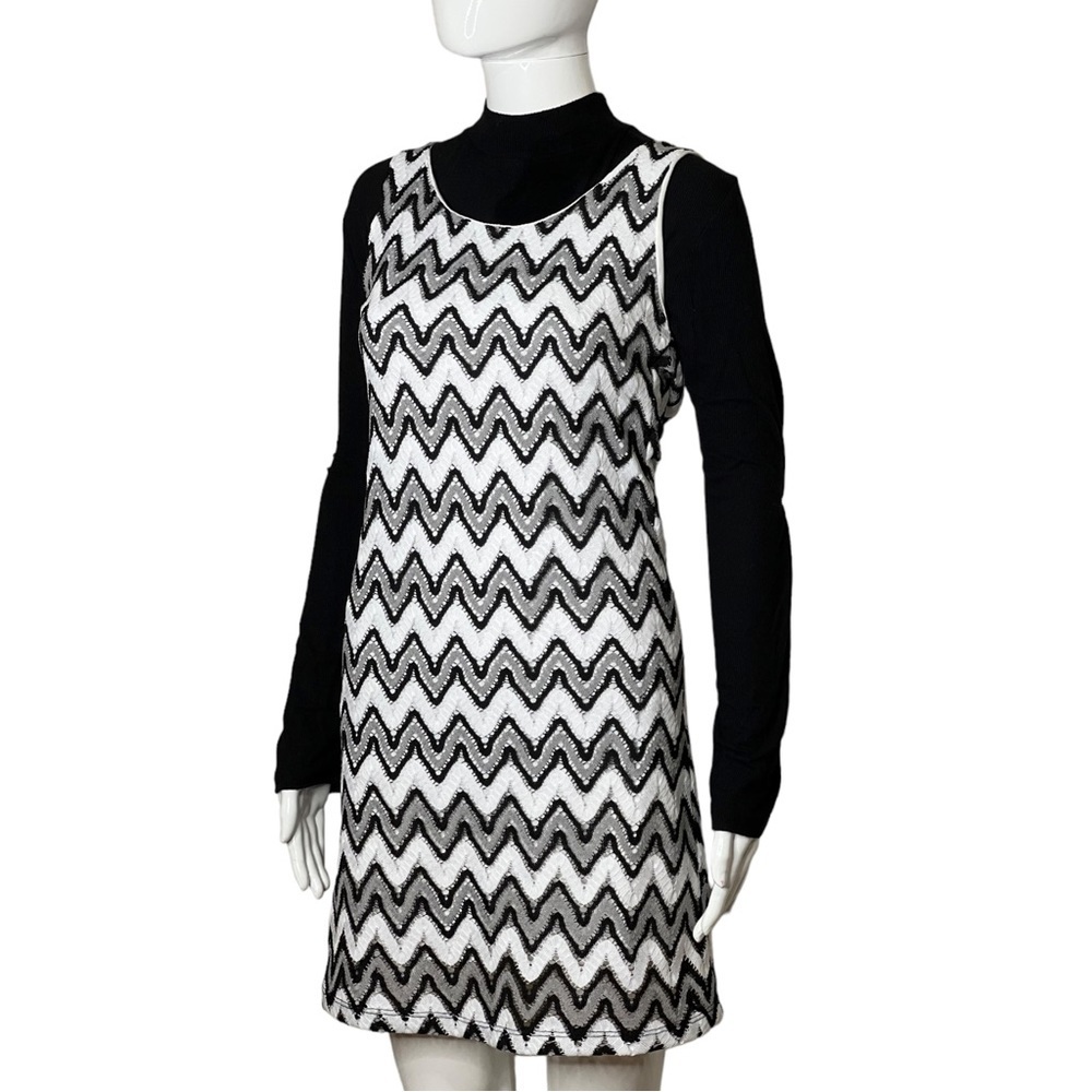 Women's Sizes S Dress Sleeveless 70s Style Retro Lace Lined White Gray black